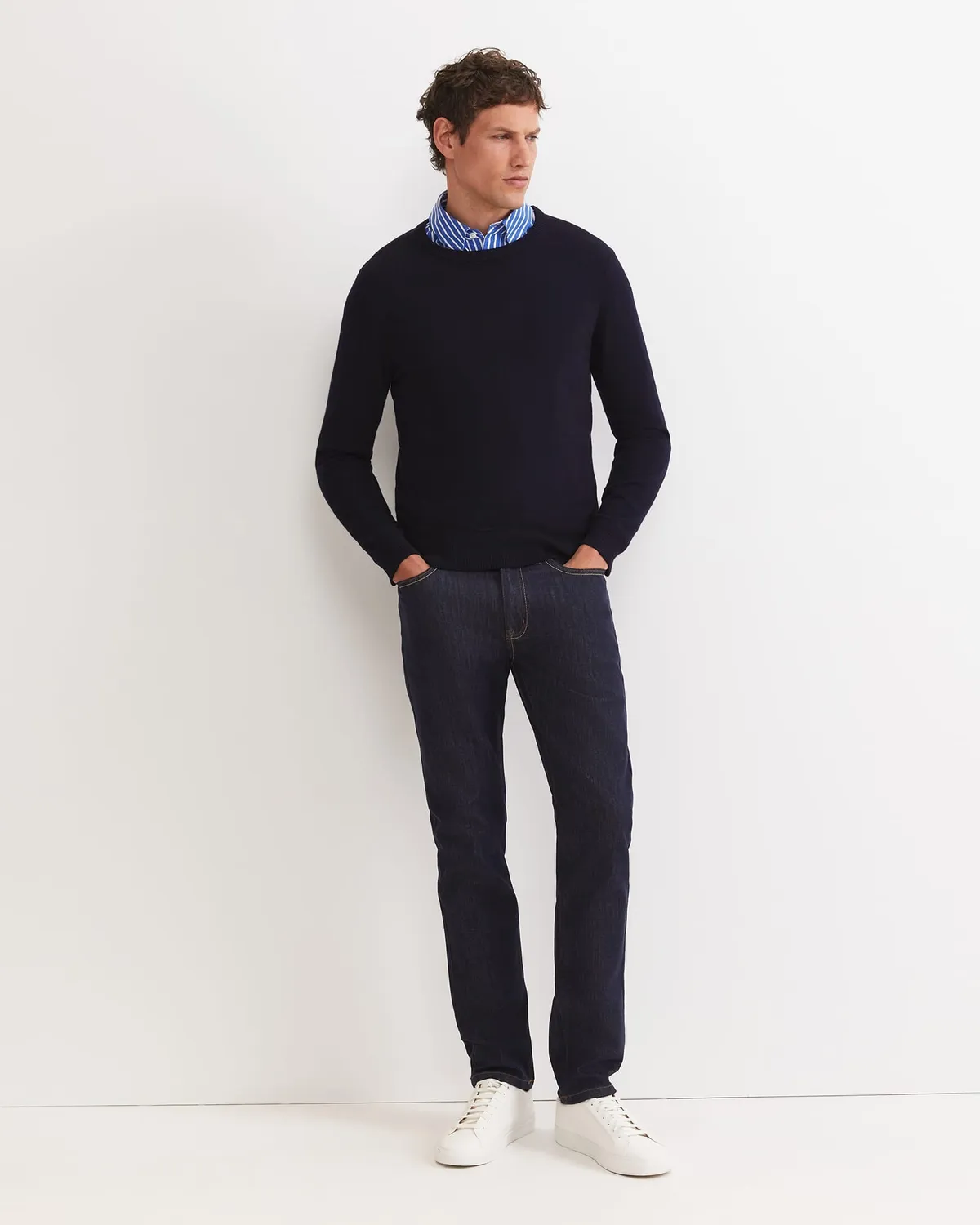 Sportscraft Merino Crew Neck maglione lana merino uomo