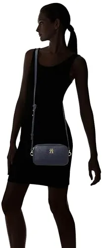 Tommy Hilfiger Emblem Camera Bag borsa tracolla blu piccola