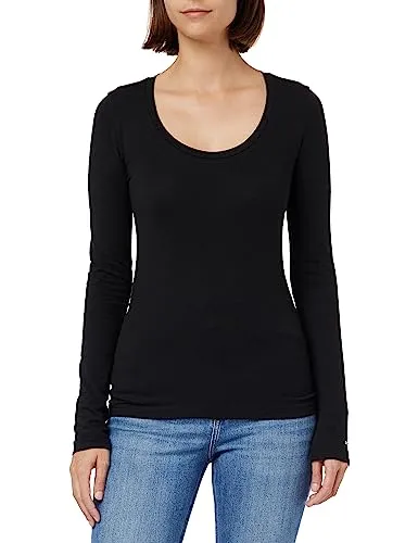 Tommy Hilfiger Slim Modern Basic t-shirt donna maniche lunghe