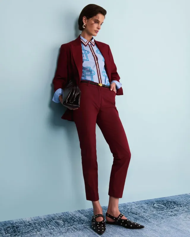 Sportscraft Evie 115359G1 pantalone donna capri antipiega stretch