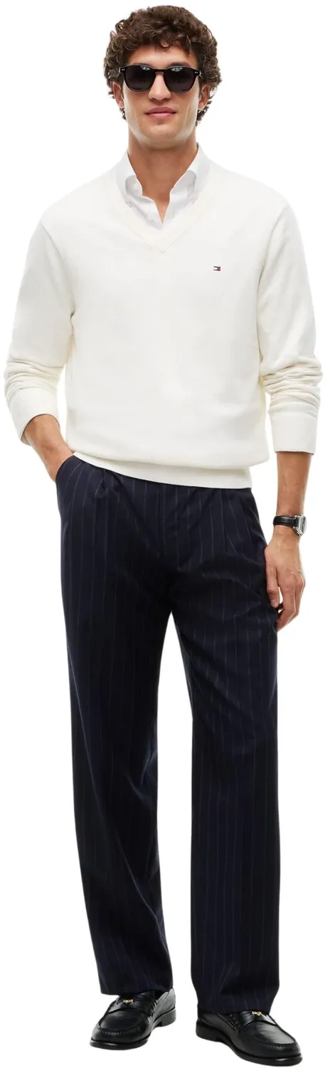 Tommy Hilfiger Cashmere V Neck pullover uomo cashmere