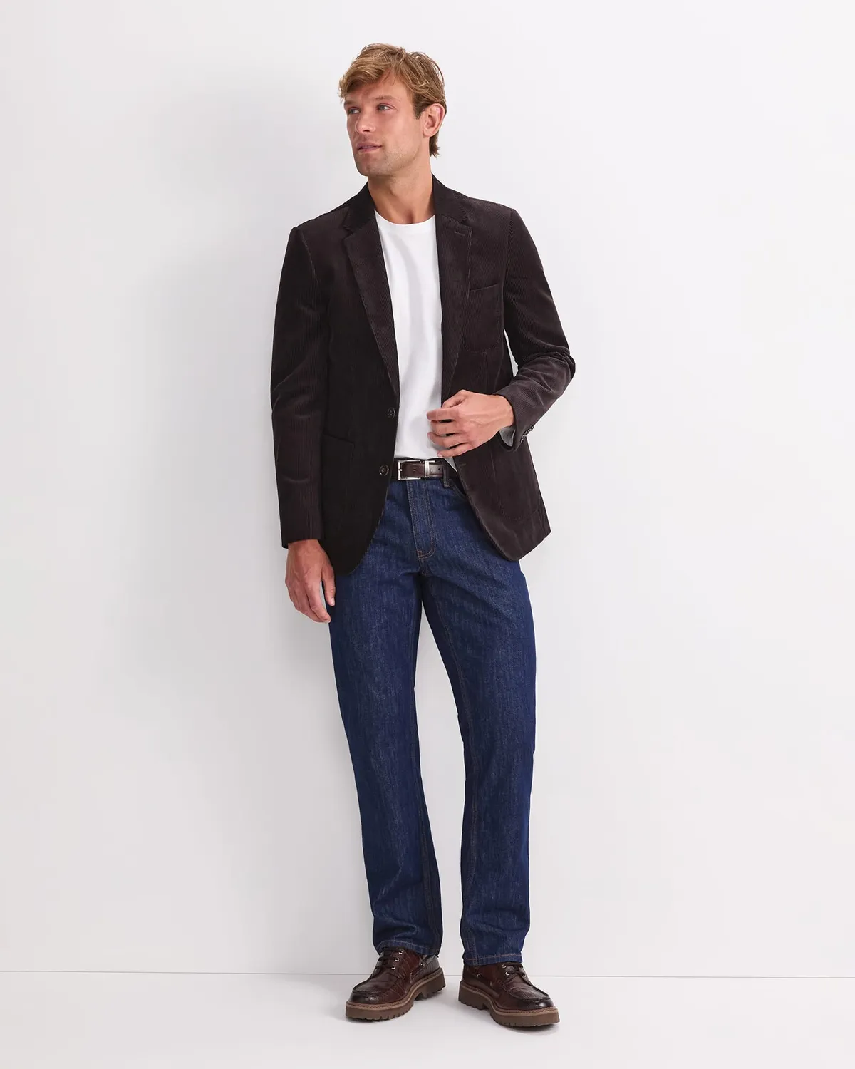 Sportscraft Cord blazer uomo velluto coste larghe