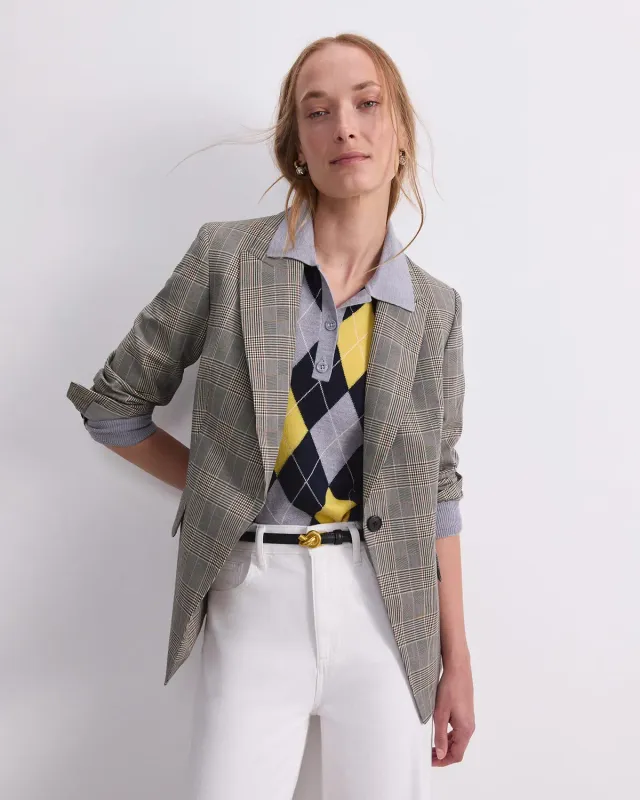 Sportscraft Chelsea Check giacca quadri monopetto