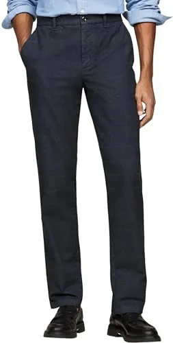 Tommy Hilfiger Denton Satin Straight Fit chino 38W/29L verde