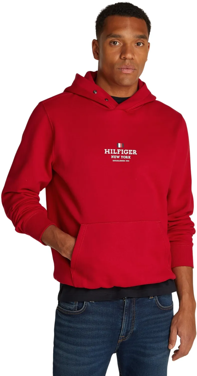 Tommy Hilfiger felpa cappuccio uomo taglia S blu felpata