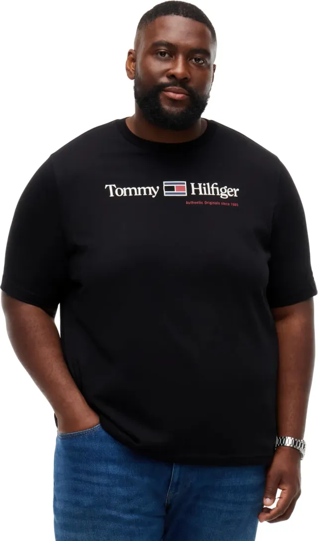 Tommy Hilfiger Brand Love t-shirt uomo nera XXL grafica RWB