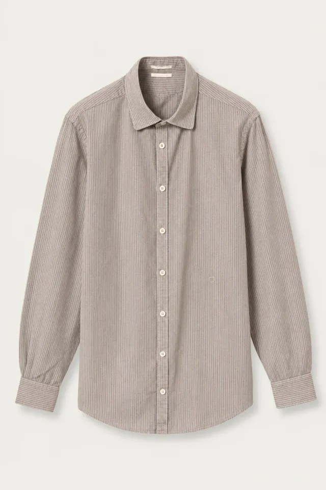 Massimo Alba Canary camicia fossil cotone
