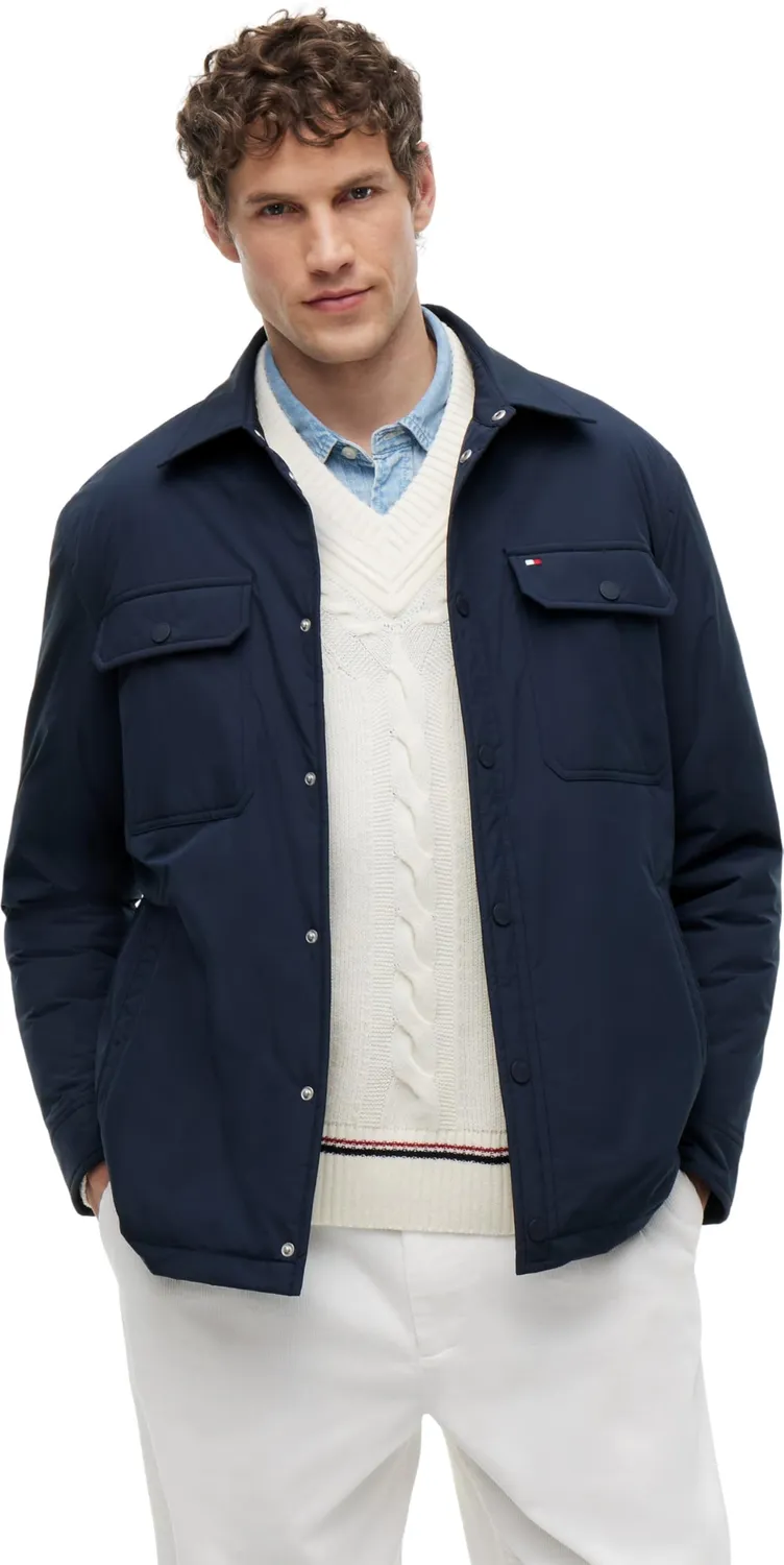 Tommy Hilfiger Packable MW0MW44767 camicia giacca uomo XL leggera