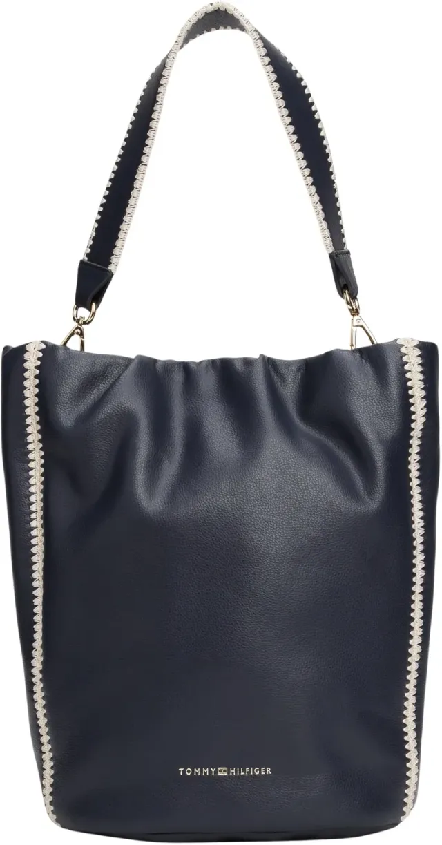 Tommy Hilfiger Soft Summer Bucket borsa blu Space Blue