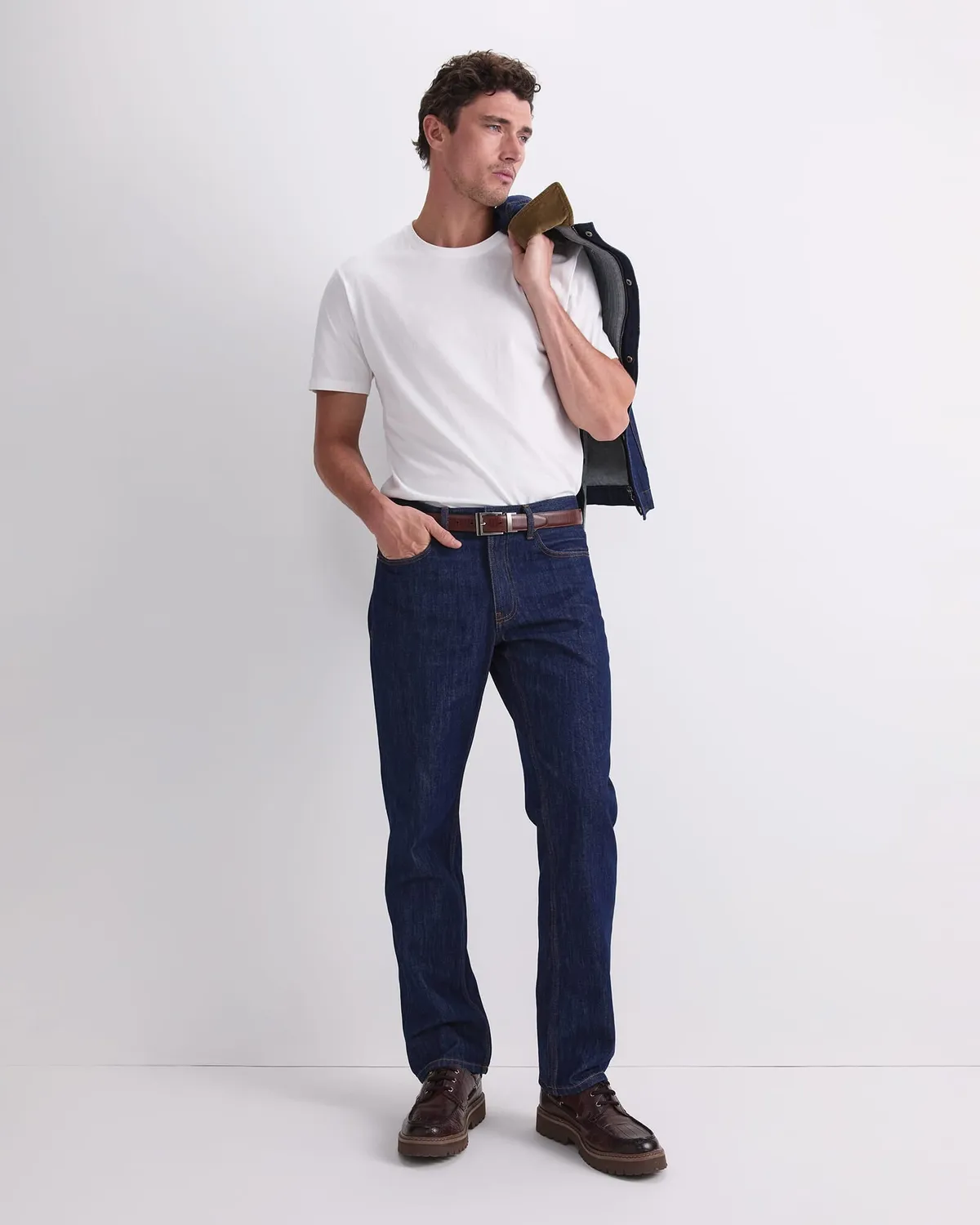 Sportscraft Anderson Straight jeans uomo indaco