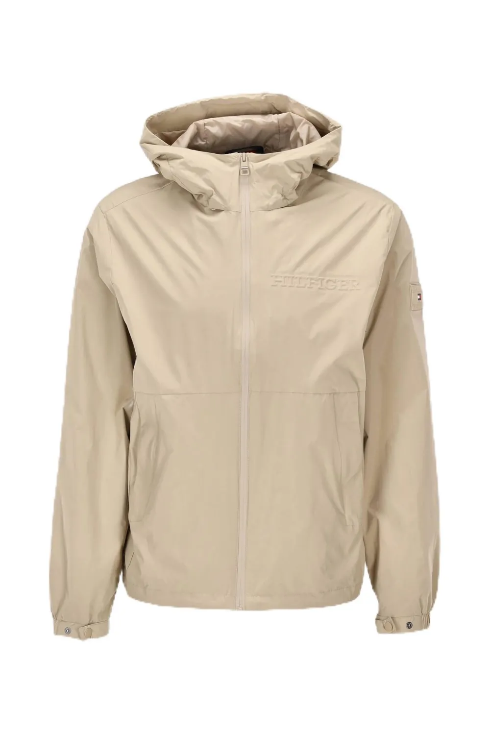 Tommy Hilfiger Branded Hooded giacca a vento uomo con cappuccio