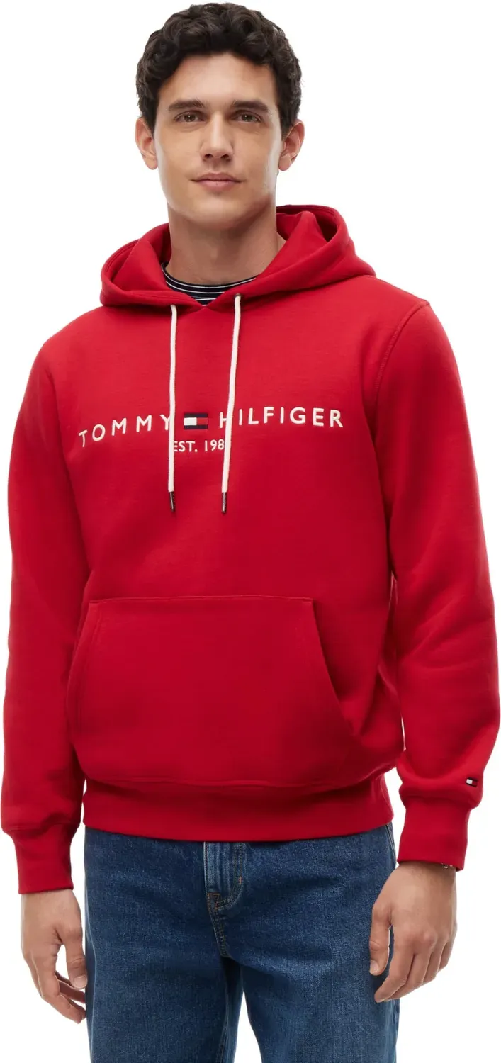 Tommy Hilfiger Tommy Logo felpa cappuccio Medium Red XXL felpata