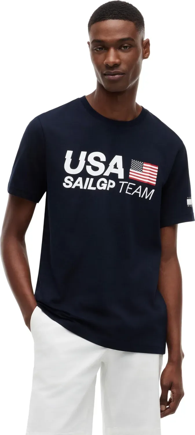 Tommy Hilfiger SailGP MW0MW45089 t-shirt uomo XXL logo