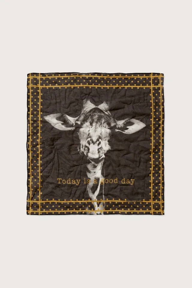 Massimo Alba Hanky1 fazzoletto mostarda voile cotone