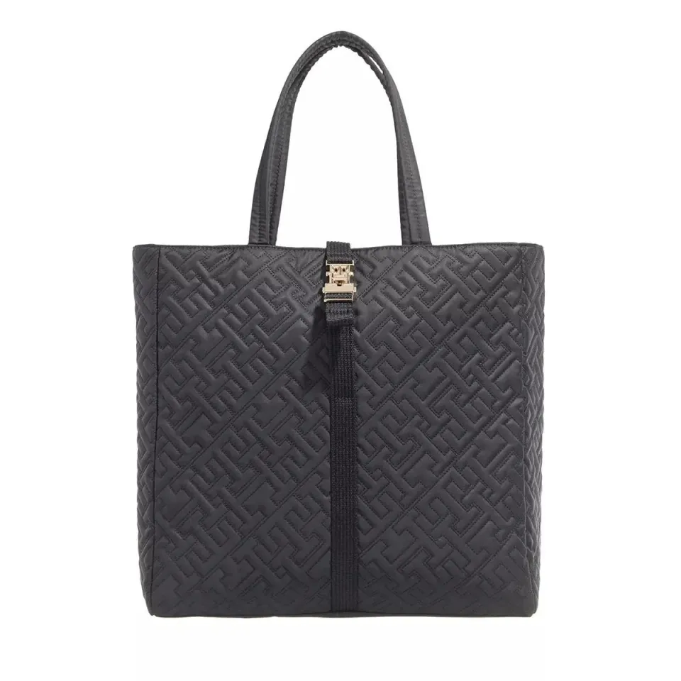 Tommy Hilfiger Th Flow Tote AW0AW14495 borsa donna nera