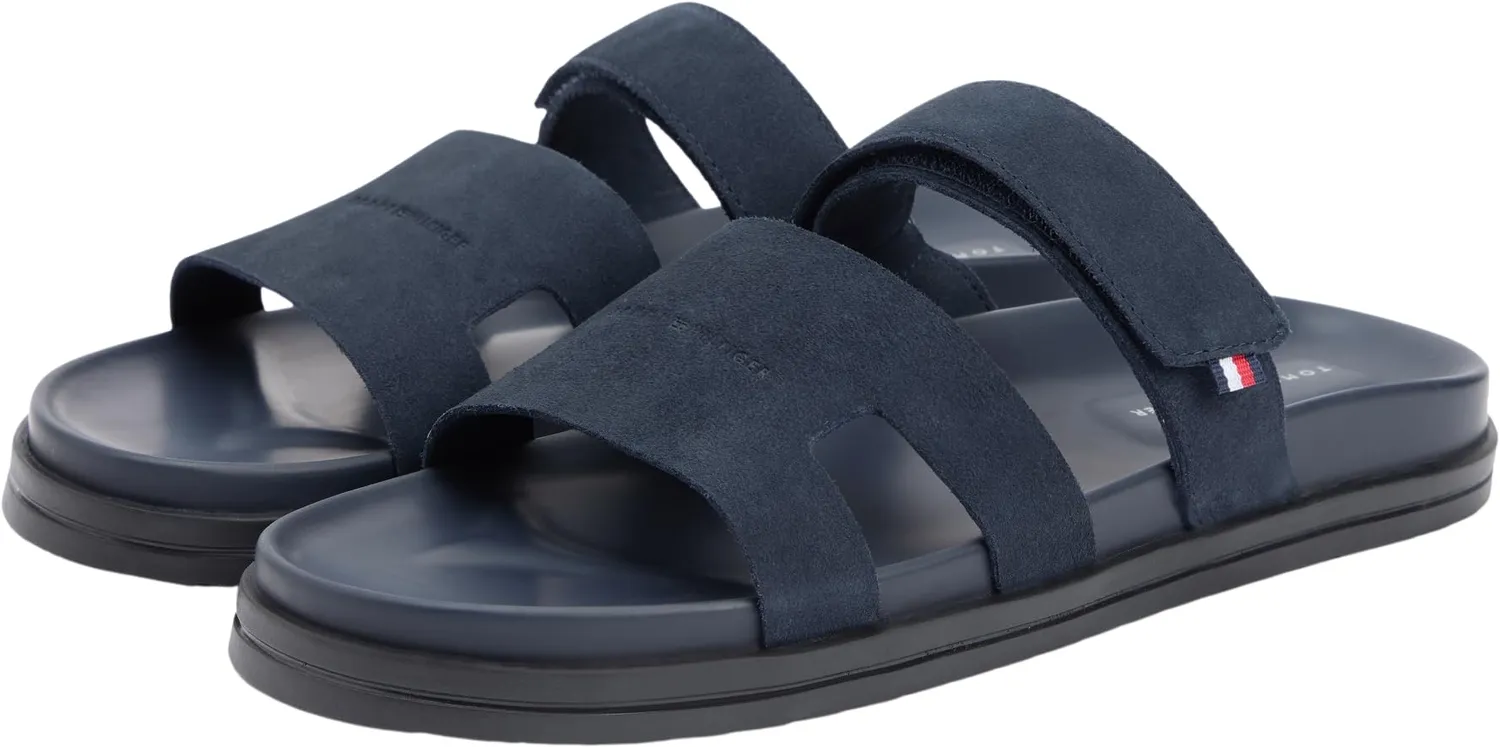 Tommy Hilfiger Adjustable Premium Suede FM0FM05774 sandali marrone