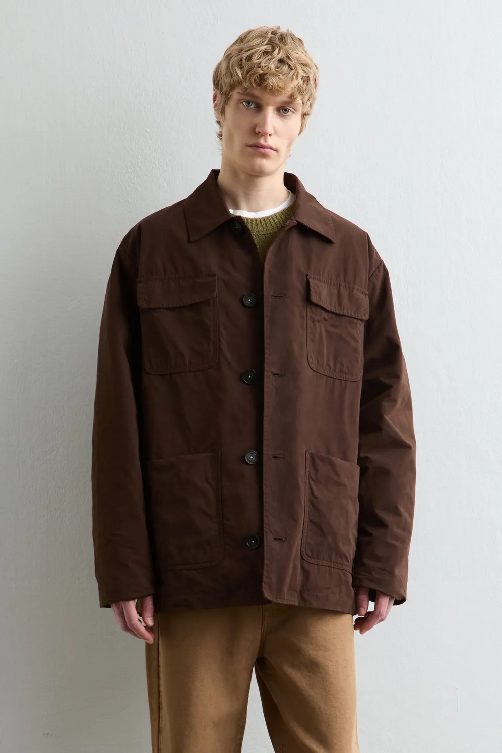 Massimo Alba Gran Torino giacca field cotone brown