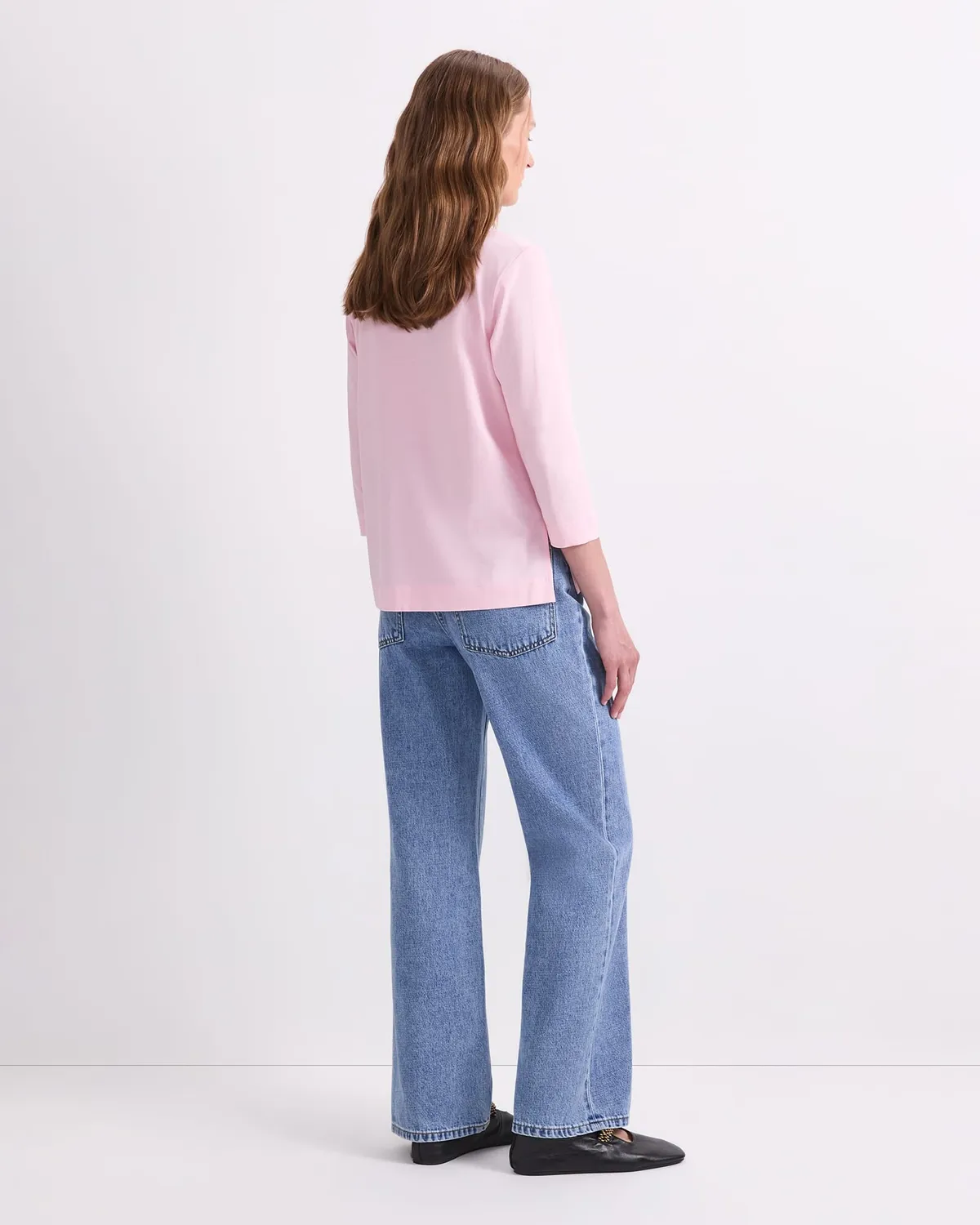 Sportscraft Mercerised Cotton t-shirt manica 3/4 liscia