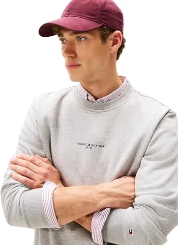 Tommy Hilfiger Tipped felpa girocollo uomo cotone