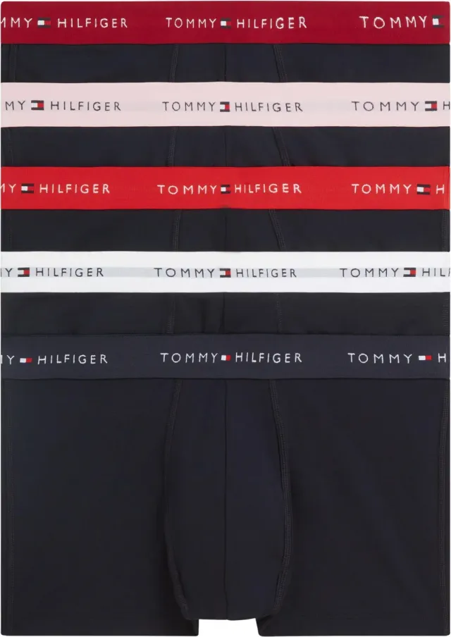 Tommy Hilfiger 5P Trunk UM0UM03893 boxer uomo L 5 pezzi cotone