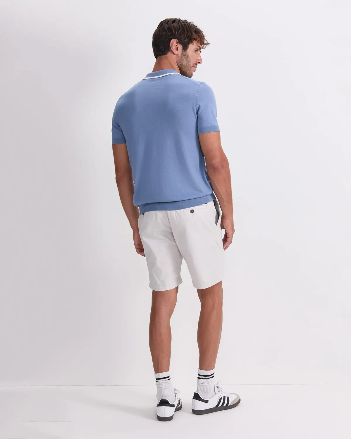 Sportscraft Brookes Quarter Zip polo maglia uomo