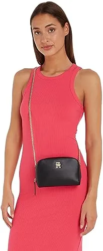 Tommy Hilfiger Feminine Crossover Borsa Tracolla Nera Piccola