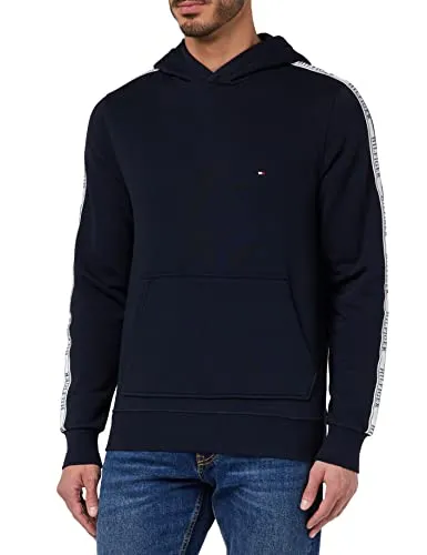 Tommy Hilfiger Prep Tape MW0MW29578 hoodie uomo cappuccio logo