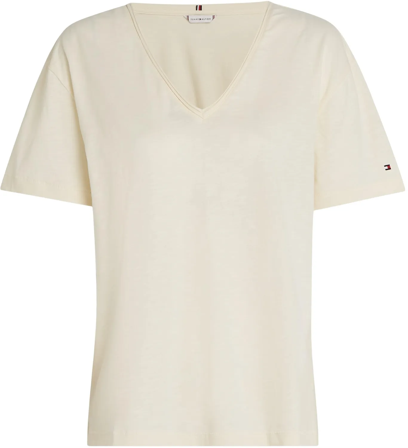 Tommy Hilfiger scollo a V t-shirt maniche corte M