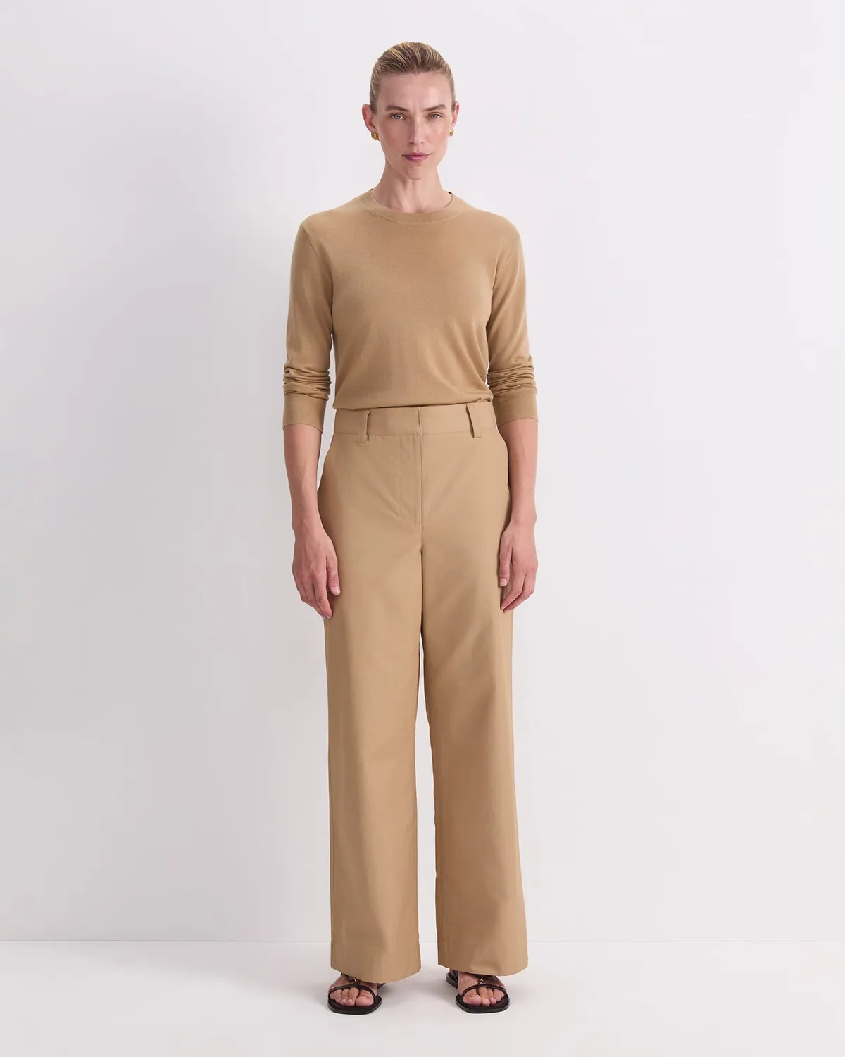 Sportscraft Audrey Wide Leg Pant pantalone donna vita alta