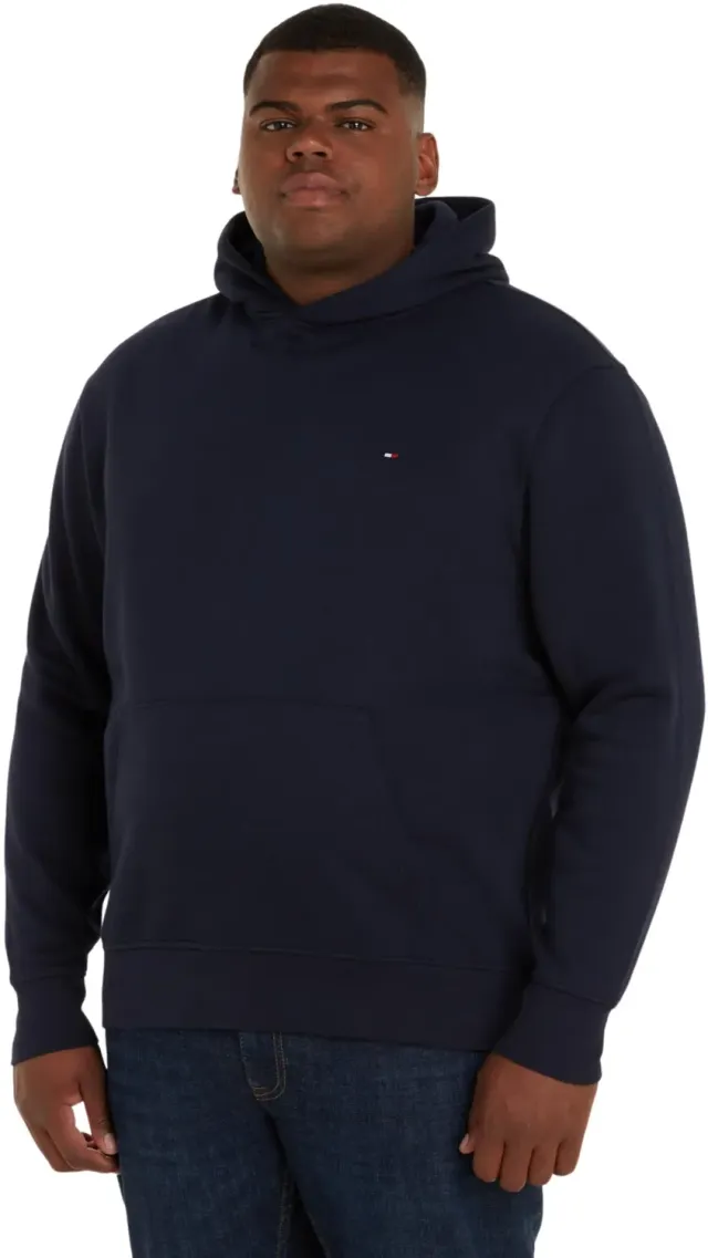 Tommy Hilfiger felpa cappuccio uomo XXL Tall blu cotone