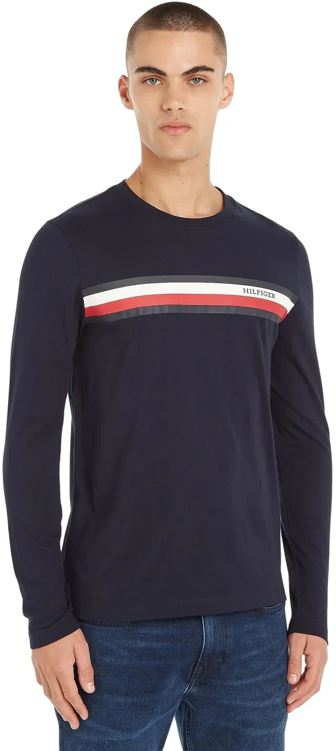 Tommy Hilfiger maglietta manica lunga uomo cotone