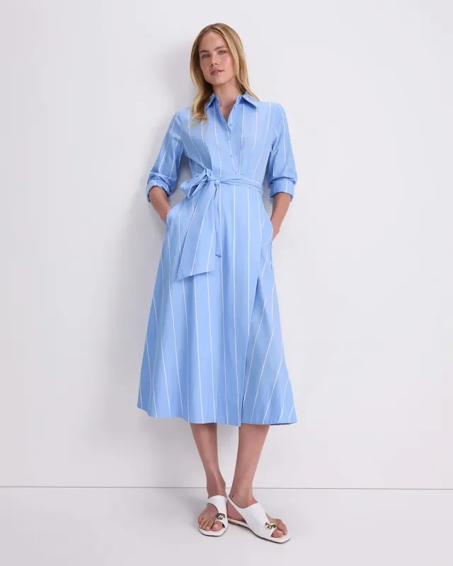 Sportscraft Etta Stripe vestito donna midi a righe
