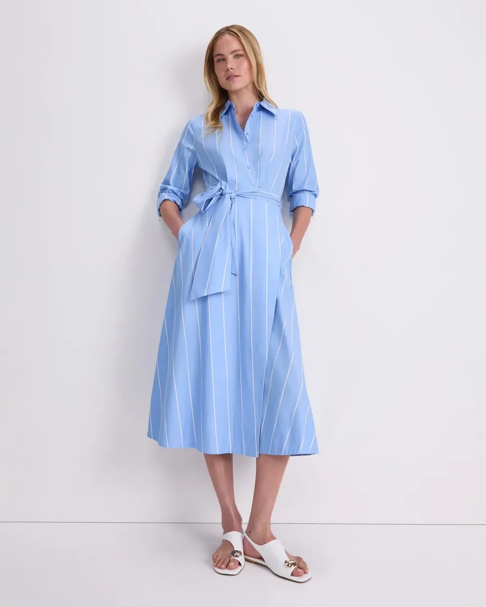 Sportscraft Etta Stripe vestito donna midi a righe