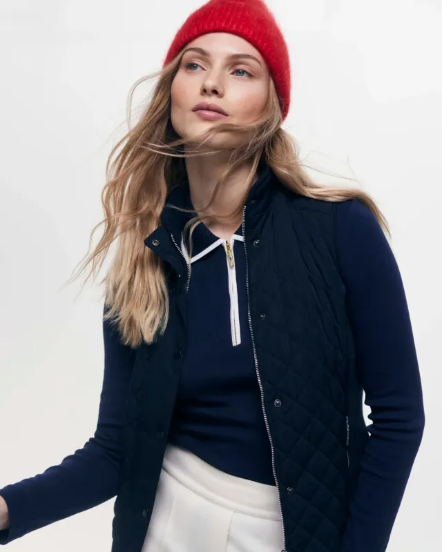 Sportscraft Lucy top cotone donna zip collo aderente