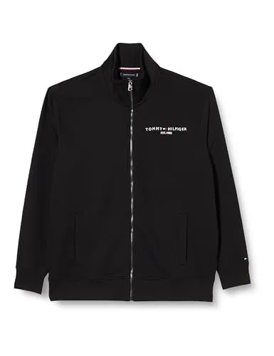 Tommy Hilfiger Felpa con Zip Uomo Plus vestibilità comoda