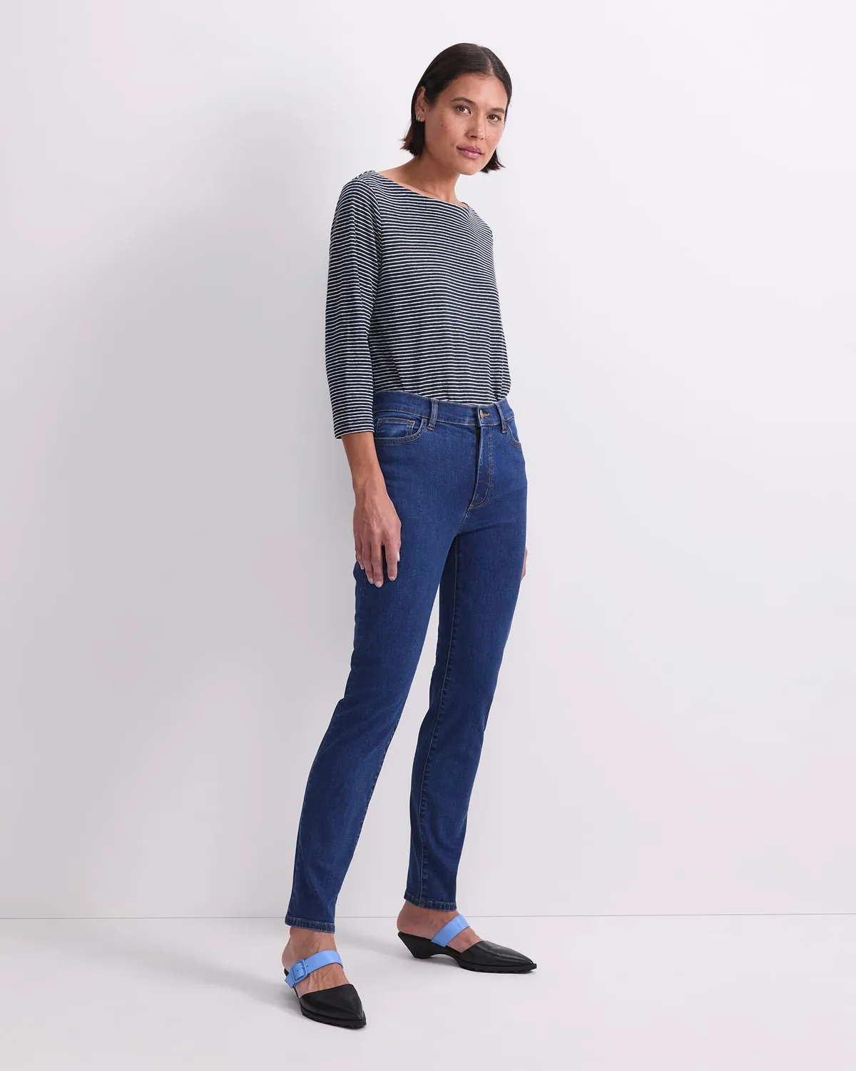 Sportscraft Jac 121088 jeans donna skinny vita media stretch