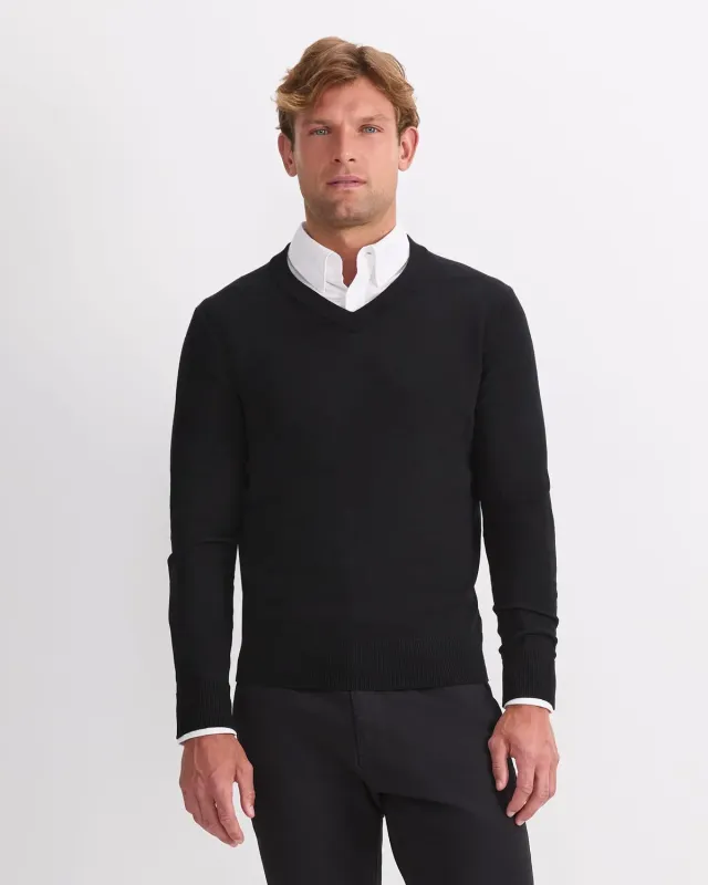 Sportscraft Merino V-Neck maglione lana scollo a V