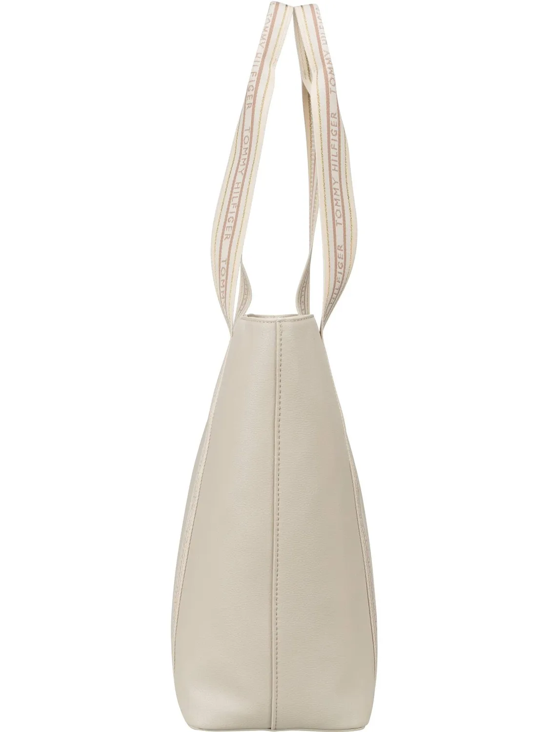 Tommy Life Shopper tote donna avorio con zip
