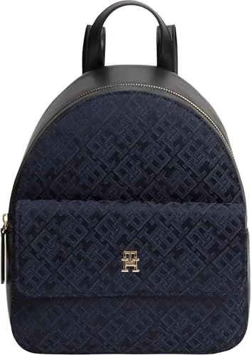 Tommy Hilfiger Jacquard AW0AW18915 Zaino Donna Blu