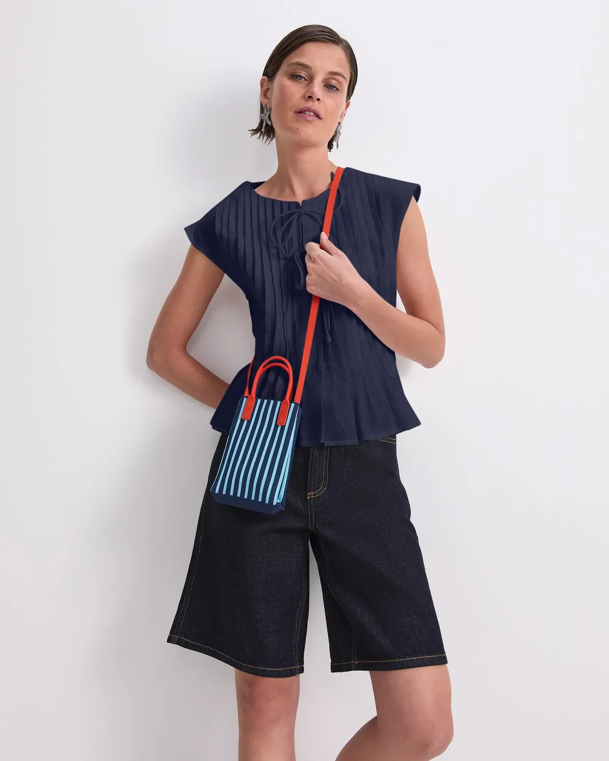 Sportscraft Ariana Pintuck Blouse blusa lino donna
