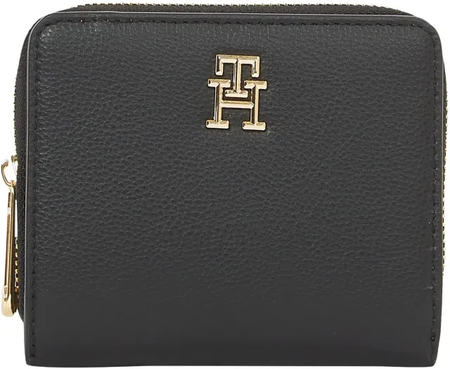 Tommy Hilfiger Soft Logotape Portafoglio Piccolo Nero