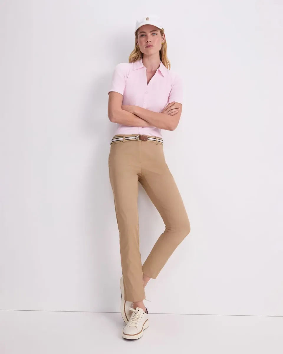 Sportscraft Evie Straight Capri pantaloni donna cotone elasticizzato