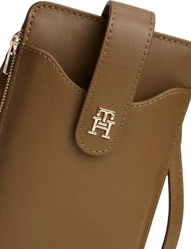 Tommy Hilfiger TH Icon portafoglio AW0AW18137 telefono beige