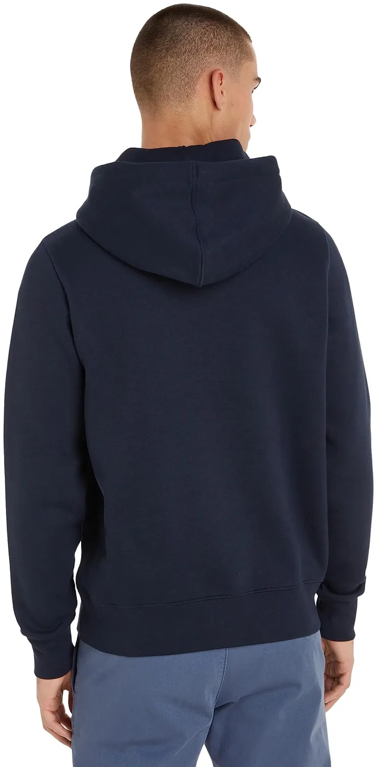 Tommy Hilfiger felpa con cappuccio uomo L blu cotone