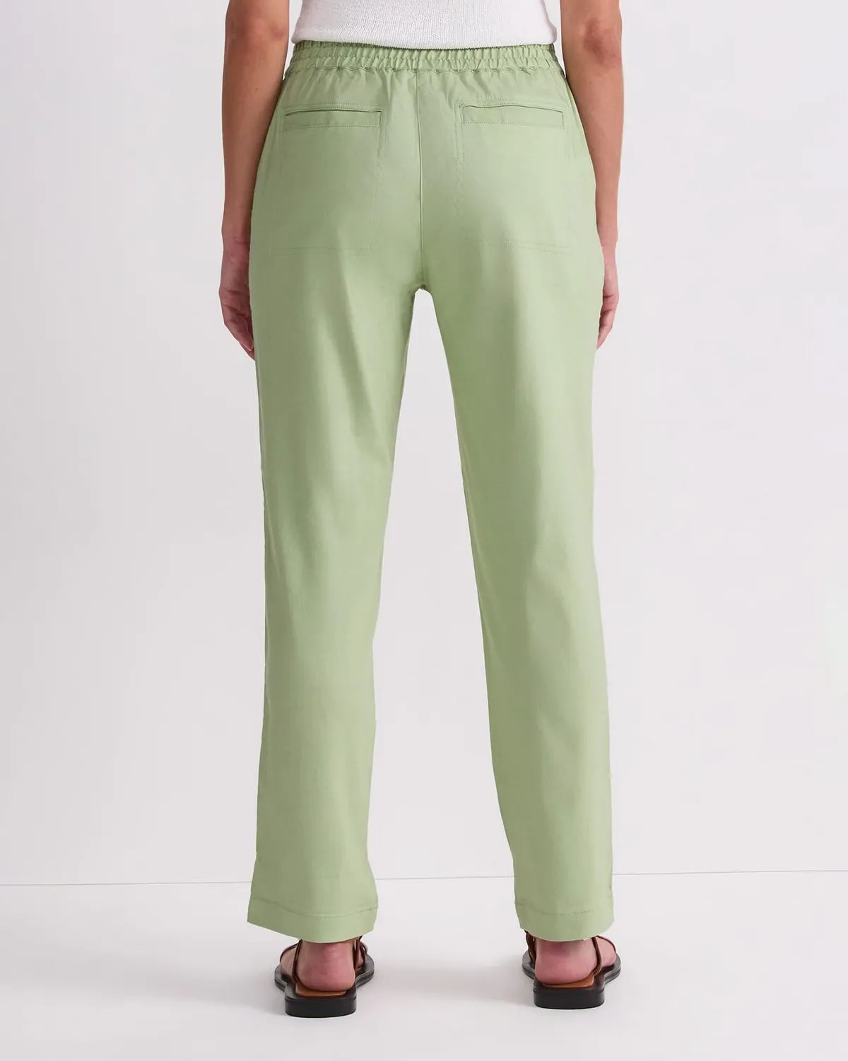 Sportscraft Rosa pantalone lino stretch coulisse beige