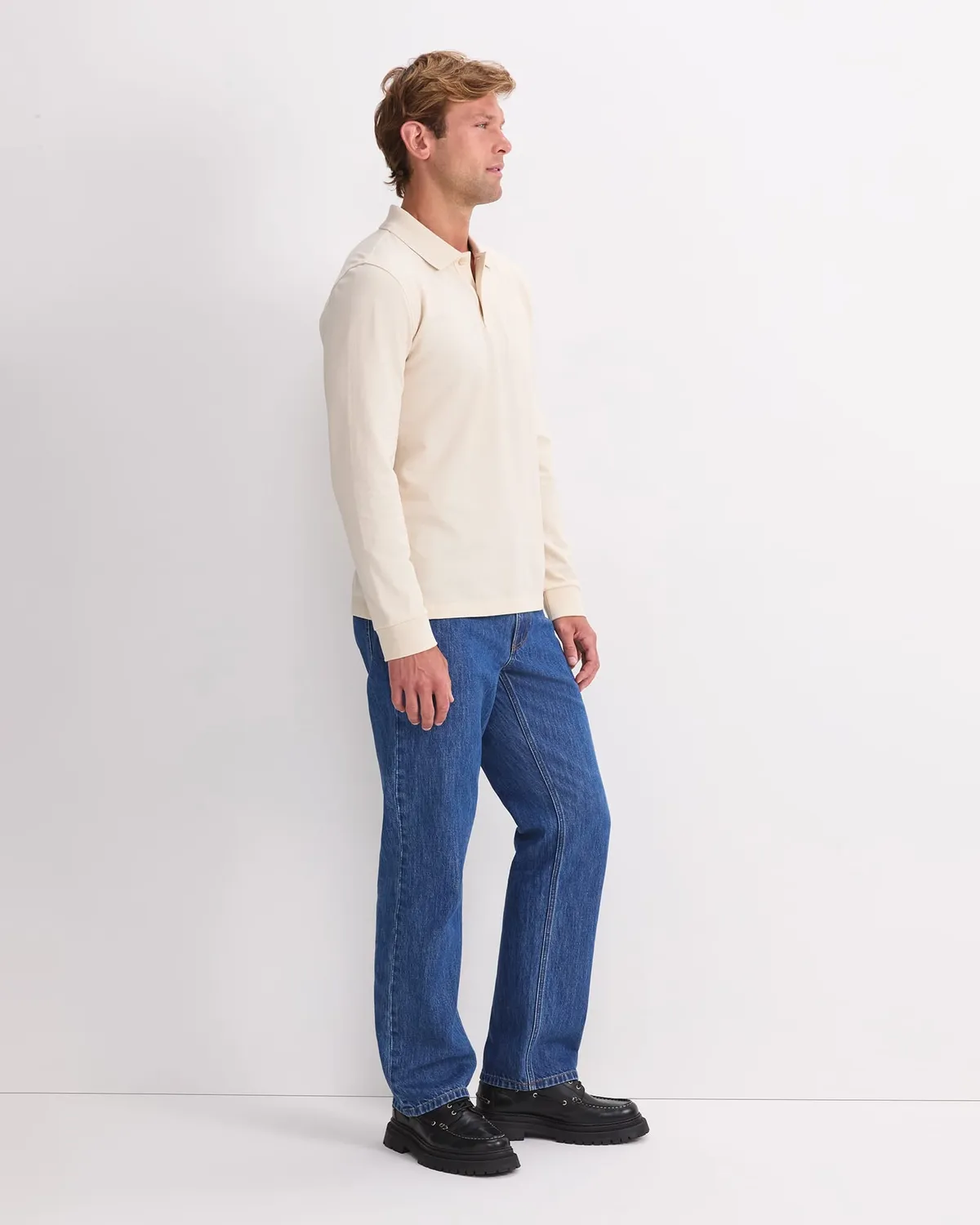 Sportscraft SC Pique Polo 208083 manica lunga cotone