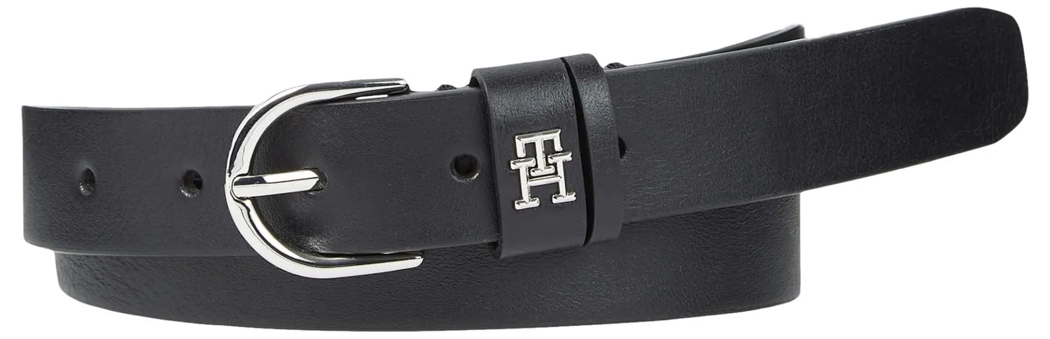 Tommy Hilfiger TH Timeless 2.5 cintura donna 75 nera fibbia TH