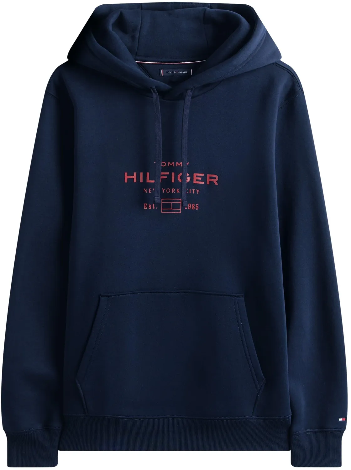 Tommy Hilfiger Oval Graphic felpa cappuccio uomo nera