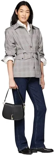 Tommy Hilfiger Heritage Saddle Bag borsa donna nero tracolla