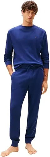 Tommy Hilfiger Waffle felpa uomo girocollo taglia L